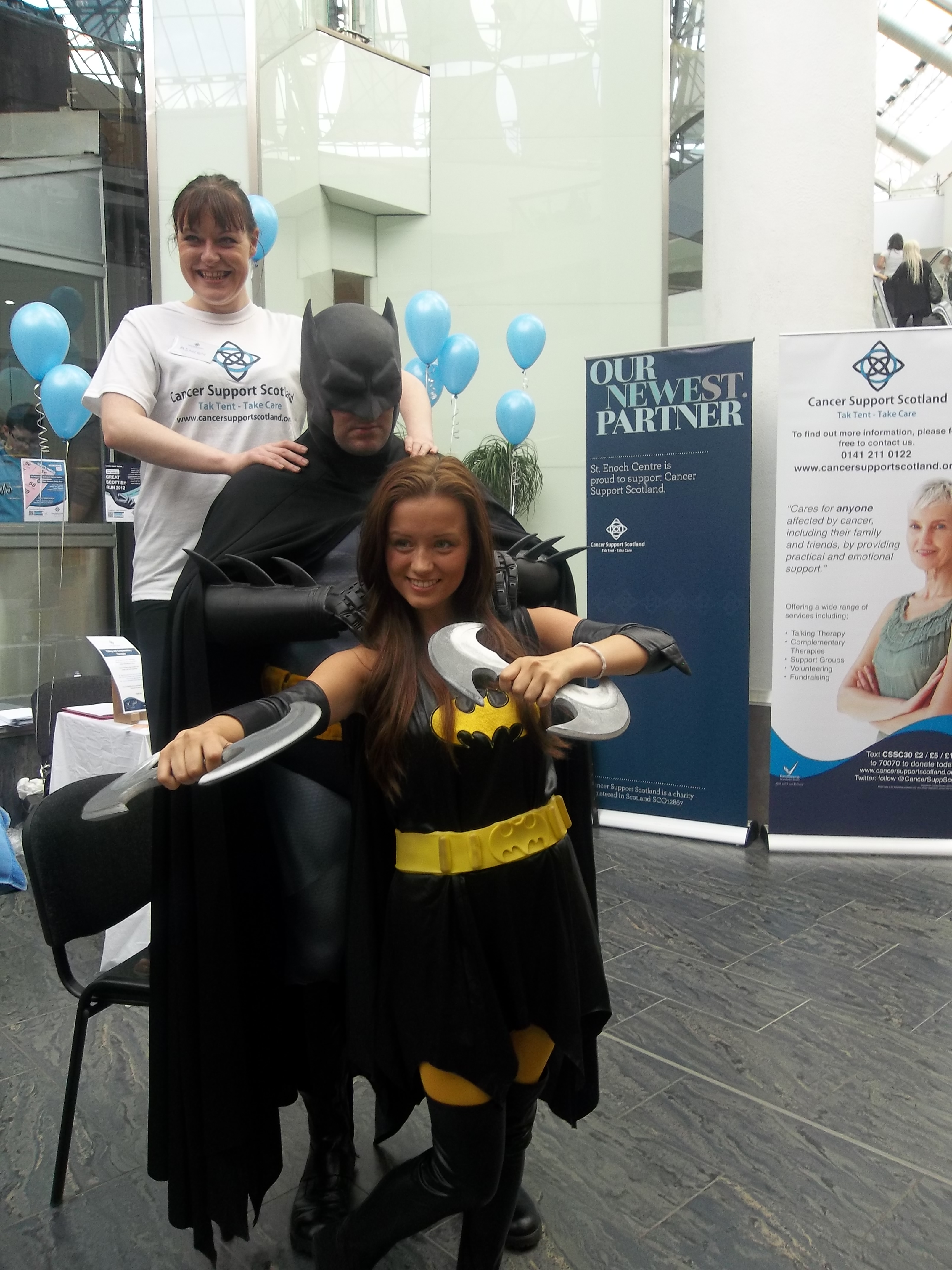 Batman gets a massage