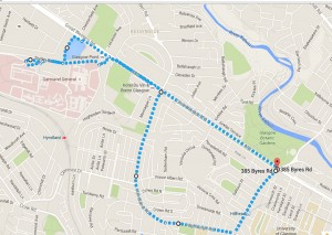 Amended route Jpeg