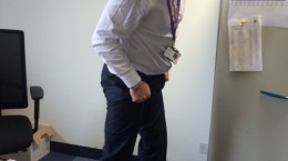 Paul Fenn Director Branch Distribution at Skipton BS with heels on